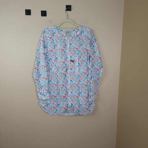 Duluth Wrinklefighter Tunic in Gardener Floral Size S - Picture 1 of 8